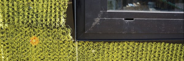 Photo of rainscreen-window detail